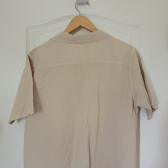 EZZE Wear Cotton Gauze Button Front Shirt | size SMALL - Picture 4 of 5